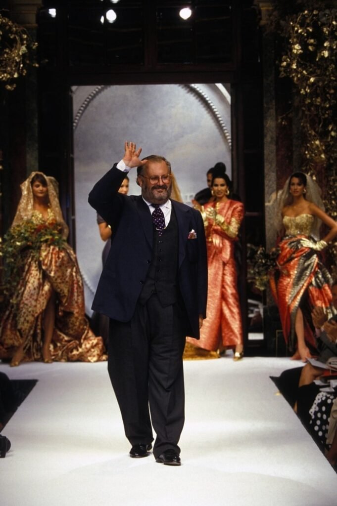 Gianfranco Ferre on the runway